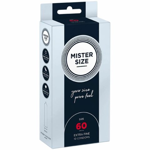 Prezerwatywy - Mister Size 60 mm (10 szt) Prezerwatywy - Mister Size 60 mm (10 szt)