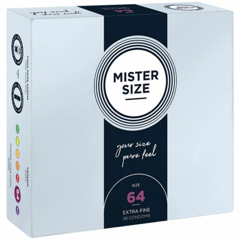 Prezerwatywy - Mister Size 64 mm (36 szt) Prezerwatywy - Mister Size 64 mm (36 szt)
