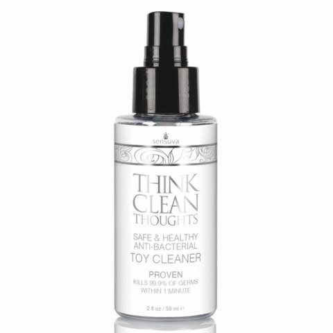 Spray czyszczący - Sensuva Think Clean Thoughts Toy Cleaner 59 ml Spray czyszczący - Sensuva Think Clean Thoughts Toy Cleaner 59 ml