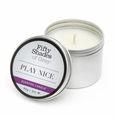 Świeca do masażu - Fifty Shades of Grey Play Nice Vanilla Candle 90g Świeca do masażu - Fifty Shades of Grey Play Nice Vanilla Candle 90g