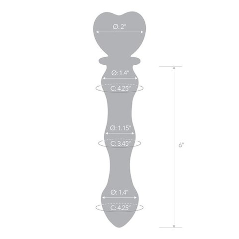 Szklane dildo - Glas Sweetheart Szklane dildo - Glas Sweetheart