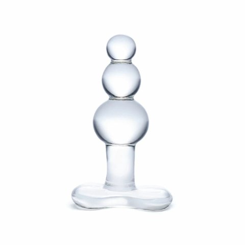 Szklany plug analny - Glas Beaded with Tapered Base Szklany plug analny - Glas Beaded with Tapered Base