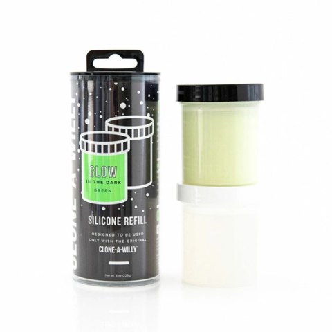 Zestaw uzupełniający do klonowania penisa - Clone A Willy Refill Glow in The Dark Green Silicone Zestaw uzupełniający do klonowania penisa - Clone A Willy Refill Glow in The Dark Green Silicone