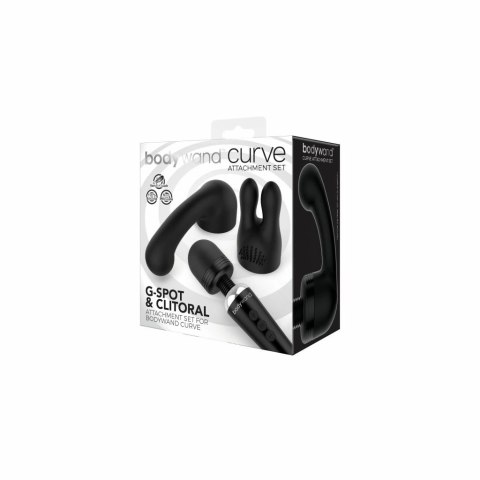 Końcówki do masażera - Bodywand Curve Accessory Black Końcówki do masażera - Bodywand Curve Accessory Black