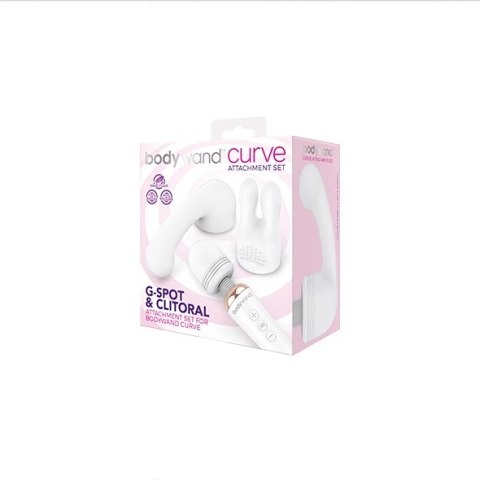 Końcówki do masażera - Bodywand Curve Accessory White Końcówki do masażera - Bodywand Curve Accessory White