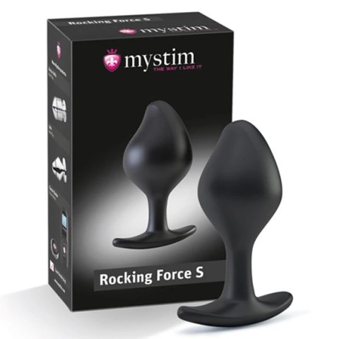 Korek analny - Mystim Rocking Force Butt Plug S Korek analny - Mystim Rocking Force Butt Plug S