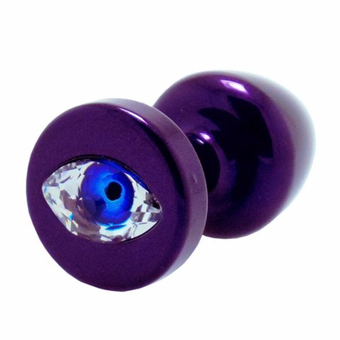 Korek analny ozdobny - Diogol Anni R Eye Purple Crystal Purple 25 mm Korek analny ozdobny - Diogol Anni R Eye Purple Crystal Purple 25 mm