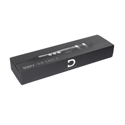 Masażer sieciowy - Doxy Die Cast 3 Wand Massager Disco Black Masażer sieciowy - Doxy Die Cast 3 Wand Massager Disco Black
