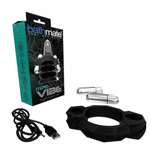 Nakładka wibrująca na pompkę - Bathmate HydroVibe Hydrotherapy Ring Black Nakładka wibrująca na pompkę - Bathmate HydroVibe Hydrotherapy Ring Black