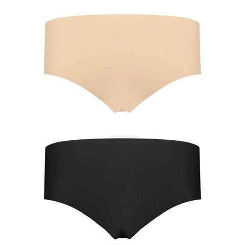 Niewidzialne majtki - Bye Bra Invisible Hipster (Nude & Black 2-Pack) L Niewidzialne majtki - Bye Bra Invisible Hipster (Nude & Black 2-Pack) L