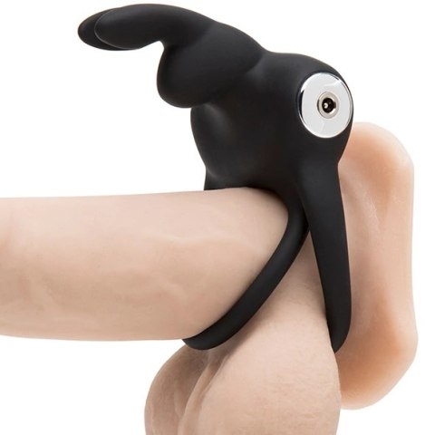 Pierścień wibrujący - Happy Rabbit Cock Ring Black Pierścień wibrujący - Happy Rabbit Cock Ring Black
