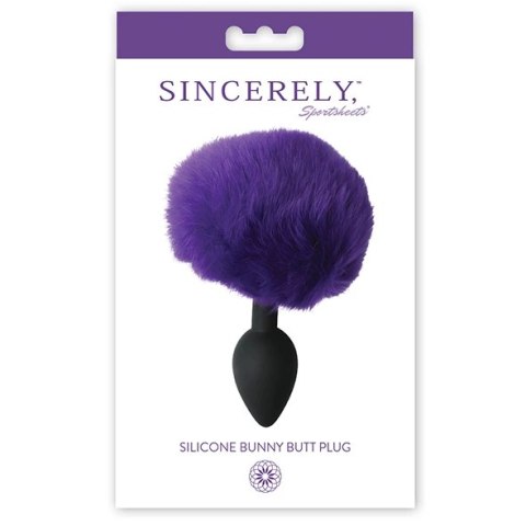 Plug analny - Sportsheets Sincerely Silicone Bunny Butt Plug Purple Plug analny - Sportsheets Sincerely Silicone Bunny Butt Plug Purple