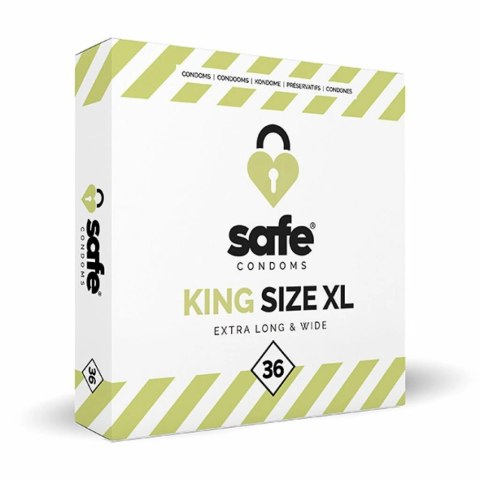 Prezerwatywy - Safe King Size XL 36 szt Prezerwatywy - Safe King Size XL 36 szt