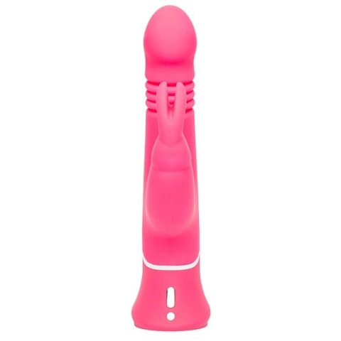 Pulsowibrator - Happy Rabbit Thrusting Realistic Vibrator Pink Pulsowibrator - Happy Rabbit Thrusting Realistic Vibrator Pink