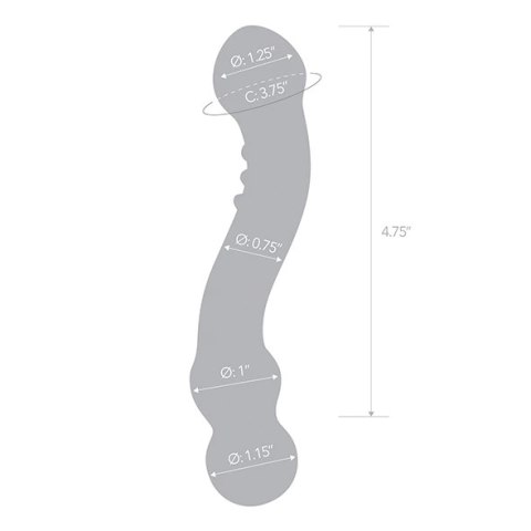 Szklane dildo - Glas Curved G-Spot Szklane dildo - Glas Curved G-Spot