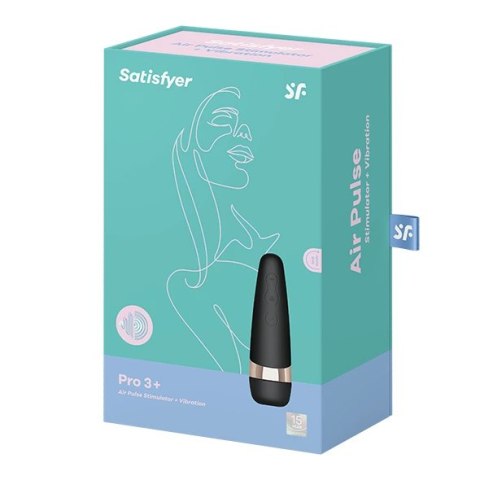 Wibrator z masażerem powietrznym - Satisfyer Pro 3 Vibration Wibrator z masażerem powietrznym - Satisfyer Pro 3 Vibration