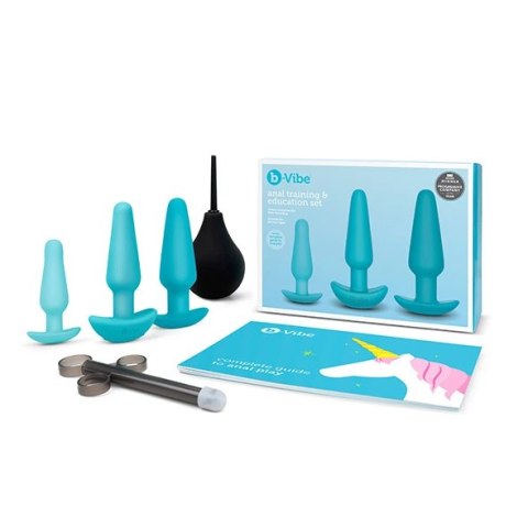 Zestaw do treningu analnego - B-Vibe Anal Training & Education Set Blue Zestaw do treningu analnego - B-Vibe Anal Training & Education Set Blue