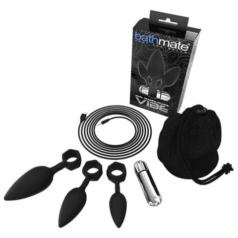 Zestaw wibrujących plugów analnych - Bathmate Anal Training Plugs Vibe Zestaw wibrujących plugów analnych - Bathmate Anal Training Plugs Vibe