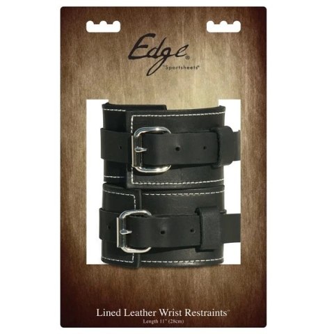 Kajdanki - Sportsheets Edge Leather Wrist Restraints Kajdanki - Sportsheets Edge Leather Wrist Restraints