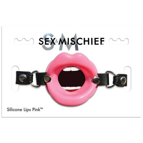 Knebel - S&M Silicone Lips Pink Knebel - S&M Silicone Lips Pink