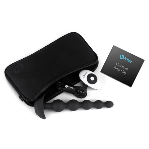 Koraliki analne wibrujące - B-Vibe Cinco Black Koraliki analne wibrujące - B-Vibe Cinco Black