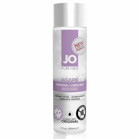 Lubrykant dla wrażliwej skóry - System JO For Her Agape Original 120 ml Lubrykant dla wrażliwej skóry - System JO For Her Agape Original 120 ml