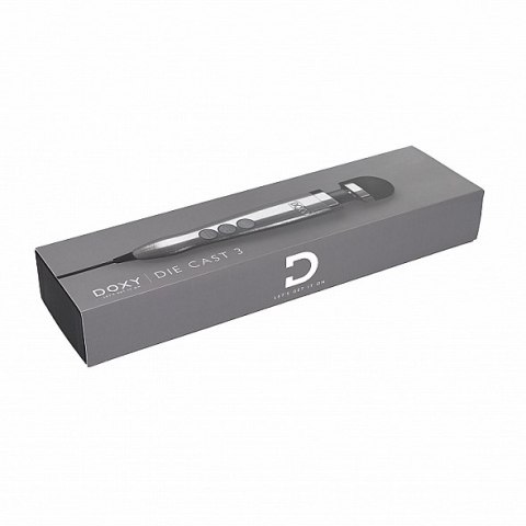 Masażer - Doxy Die Cast 3 Wand Massager Silver Masażer - Doxy Die Cast 3 Wand Massager Silver