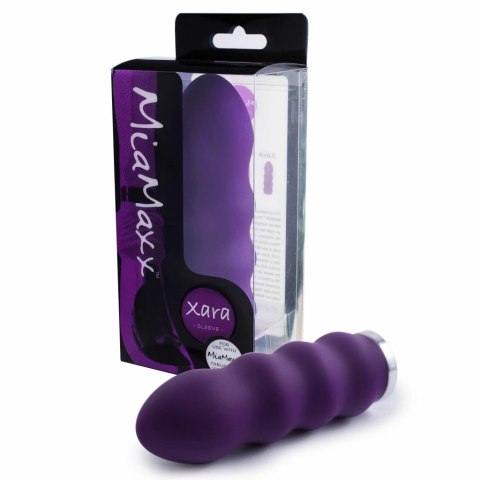 Nakładka na wibrator - MiaMaxx Xara Sleeve Wave Purple Nakładka na wibrator - MiaMaxx Xara Sleeve Wave Purple