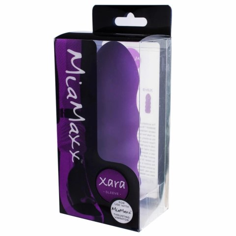 Nakładka na wibrator - MiaMaxx Xara Sleeve Wave Purple Nakładka na wibrator - MiaMaxx Xara Sleeve Wave Purple