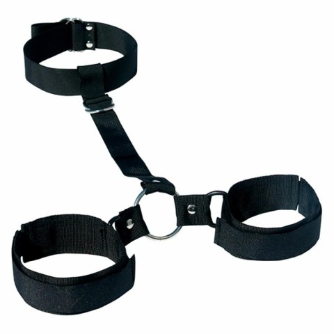 Obroża z kajdankami - S&M Shadow Neck & Wrist Restraint Obroża z kajdankami - S&M Shadow Neck & Wrist Restraint