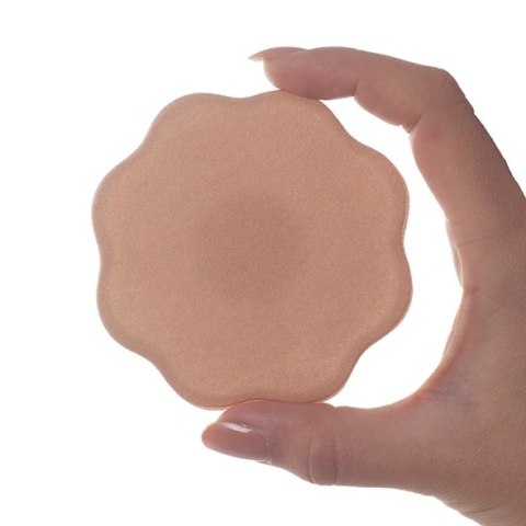 Osłonki na sutki - Bye Bra Fabric Nipple Covers Nude 1 para Osłonki na sutki - Bye Bra Fabric Nipple Covers Nude 1 para