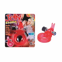 Pierścień na penisa - Jelly Rabbit Cock Ring