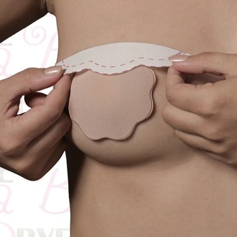 Taśmy do biustu i nakładki materiałowe - Bye Bra Breast Lift & Fabric Nipple Covers Miseczka F-H 3 pary Taśmy do biustu i nakładki materiałowe - Bye Bra Breast Lift & Fabric Nipple Covers Miseczka F-H 3 pary