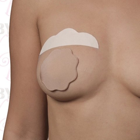Taśmy do biustu i nakładki materiałowe - Bye Bra Breast Lift & Fabric Nipple Covers Miseczka F-H 3 pary Taśmy do biustu i nakładki materiałowe - Bye Bra Breast Lift & Fabric Nipple Covers Miseczka F-H 3 pary