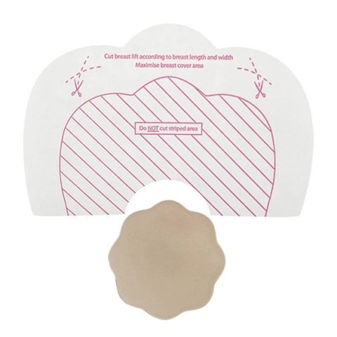 Taśmy do biustu i nakładki materiałowe - Bye Bra Breast Lift & Fabric Nipple Covers Miseczka F-H 3 pary Taśmy do biustu i nakładki materiałowe - Bye Bra Breast Lift & Fabric Nipple Covers Miseczka F-H 3 pary