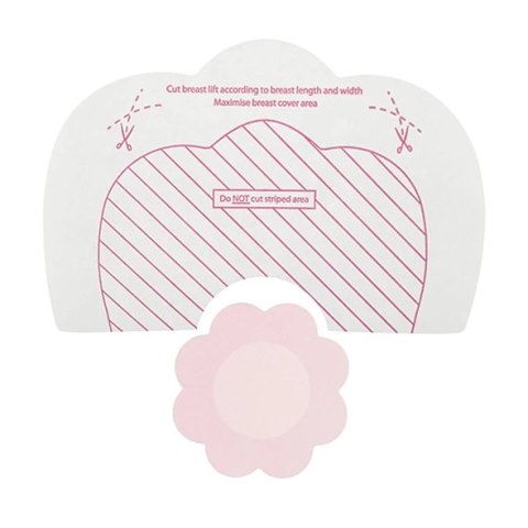 Taśmy do biustu i nakładki materiałowe - Bye Bra Breast Lift & Silk Nipple Covers Miseczka F-H 3 pary Taśmy do biustu i nakładki materiałowe - Bye Bra Breast Lift & Silk Nipple Covers Miseczka F-H 3 pary
