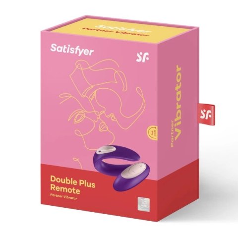 Wibrator dla par - Satisfyer Double Plus Remote Wibrator dla par - Satisfyer Double Plus Remote