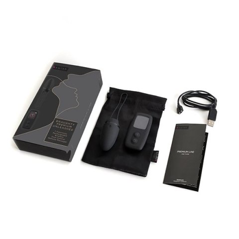 Wibrujące jajeczko - B Swish bnaughty Premium Unleashed Black Wibrujące jajeczko - B Swish bnaughty Premium Unleashed Black