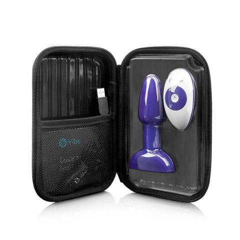 Zdalnie sterowany plug analny - B-Vibe Rimming Petite Purple Zdalnie sterowany plug analny - B-Vibe Rimming Petite Purple
