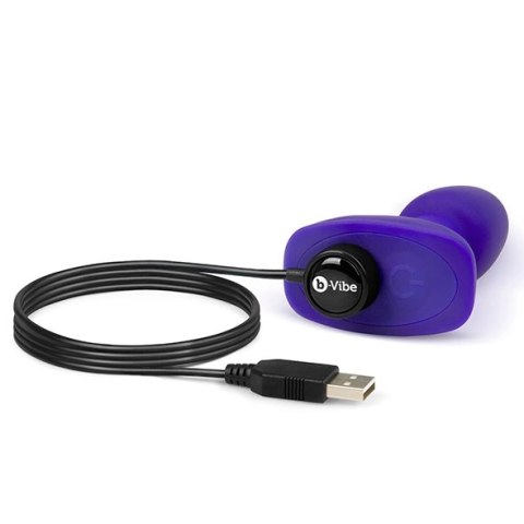 Zdalnie sterowany plug analny - B-Vibe Rimming Petite Purple Zdalnie sterowany plug analny - B-Vibe Rimming Petite Purple