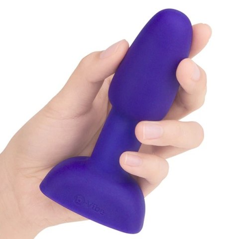 Zdalnie sterowany plug analny - B-Vibe Rimming Petite Purple Zdalnie sterowany plug analny - B-Vibe Rimming Petite Purple