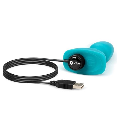 Zdalnie sterowany plug analny - B-Vibe Rimming Petite Teal Zdalnie sterowany plug analny - B-Vibe Rimming Petite Teal