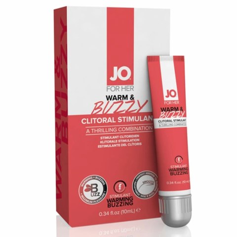 Żel stymulujący - System JO Clitoral Stimulant Warm & Buzzy 10 ml Żel stymulujący - System JO Clitoral Stimulant Warm & Buzzy 10 ml