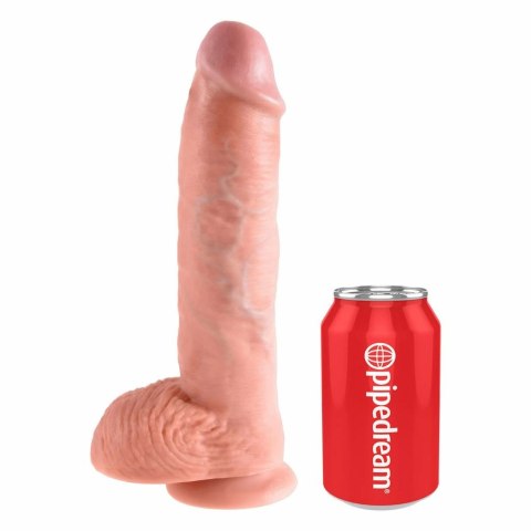 Dildo - King Cock 10 Inch with Balls Flesh Dildo - King Cock 10 Inch with Balls Flesh