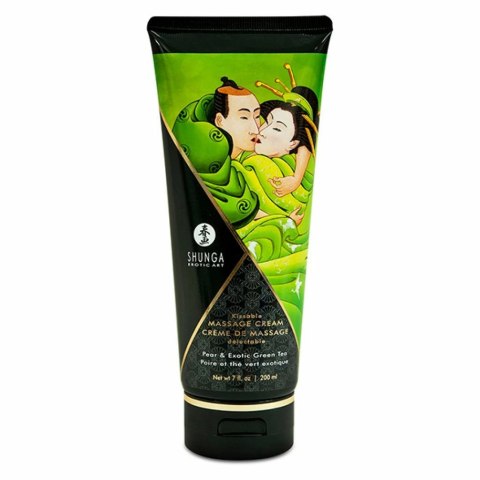 Krem do masażu - Shunga Massage Cream Pear & Exotic Green Tea 200 ml Krem do masażu - Shunga Massage Cream Pear & Exotic Green Tea 200 ml