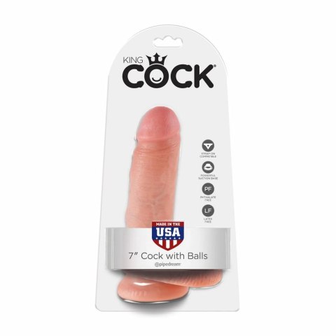 Penis dildo - King Cock 7 Inch with Balls Flesh Penis dildo - King Cock 7 Inch with Balls Flesh