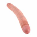 Penis dildo podwójny - King Cock 12 Inch Slim Double Flesh