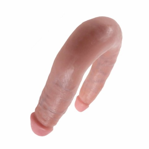 Penis dildo podwójny - King Cock U-Shaped Double Trouble Small Flesh Penis dildo podwójny - King Cock U-Shaped Double Trouble Small Flesh