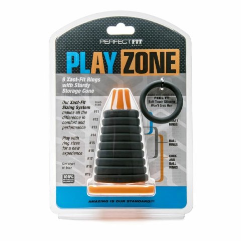 Pierścienie na penisa - Perfect Fit Play Zone Kit Pierścienie na penisa - Perfect Fit Play Zone Kit