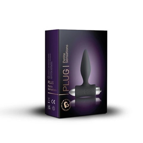 Plug analny wibrujący - Rocks-Off Petite Sensations Plug Black Plug analny wibrujący - Rocks-Off Petite Sensations Plug Black